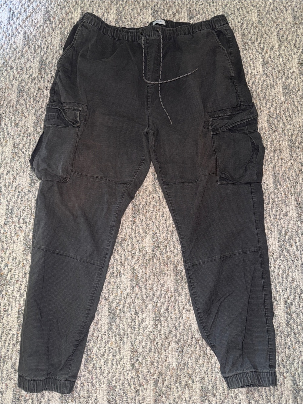 Old Navy Black Men's Cargo Jogger Pants
